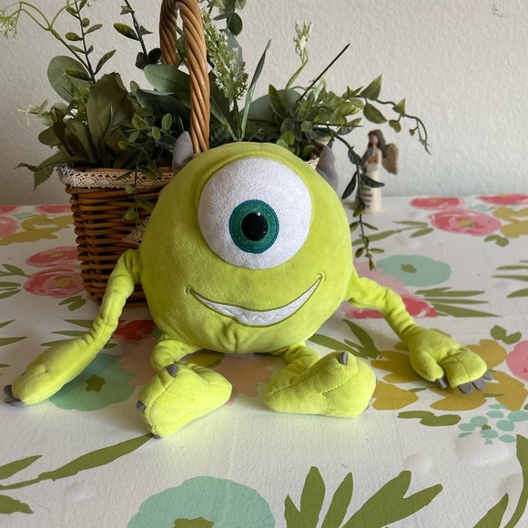 Disney Other - 10" Monsters Inc Disney Mike
Wazowski Plush Toy Stuffed Animal  Disney store